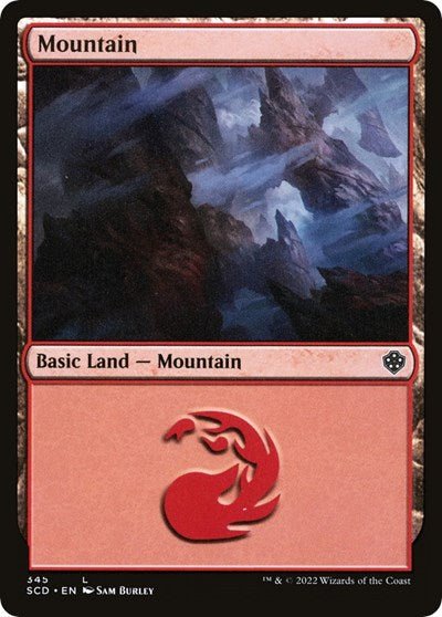Mountain (345) (Commander 2022 Starter Decks) Near Mint - Nick Nack's Full Frontal Attack
