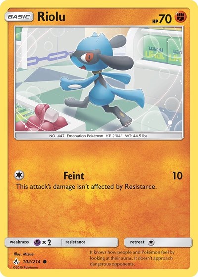Riolu (SM - Unbroken Bonds) Near Mint
