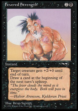 Fevered Strength (Foaming at Mouth) (Alliances) Light Play - Nick Nack's Full Frontal Attack
