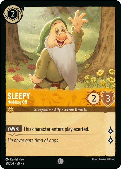 Sleepy - Nodding Off (Rise of the Floodborn) Near Mint - Nick Nack's Full Frontal Attack