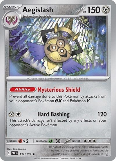 Aegislash - 134/182 (Non-Holo) (Deck Exclusives) Near Mint