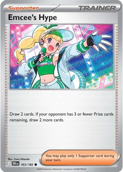 Emcee's Hype - 163 (SV10: Destined Rivals) Near Mint - Nick Nack's Full Frontal Attack