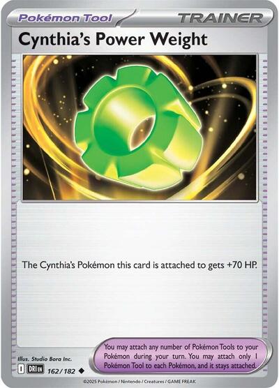 Cynthia's Power Weight (SV10: Destined Rivals) Near Mint - Nick Nack's Full Frontal Attack