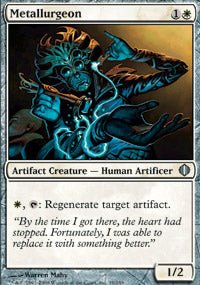 Metallurgeon (Shards of Alara) Light Play Foil - Nick Nack's Full Frontal Attack