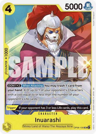 Inuarashi (Reprint) (Starter Deck 28: GREEN/YELLOW Yamato) Near Mint - Nick Nack's Full Frontal Attack