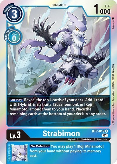Strabimon (The Next Adventure) Near Mint Foil - Nick Nack's Full Frontal Attack