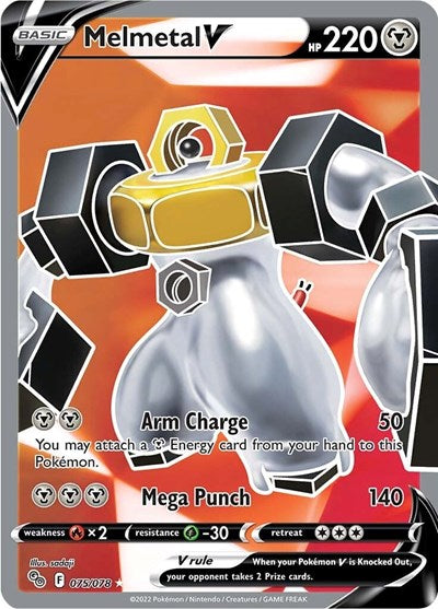 Melmetal V (Full Art) (Pokemon GO) Near Mint Holofoil