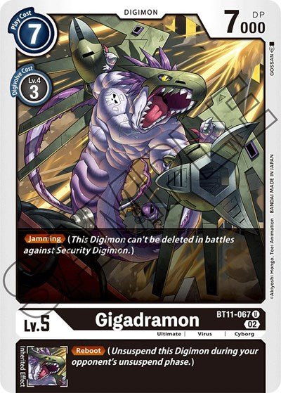 Gigadramon (Dimensional Phase) Near Mint - Nick Nack's Full Frontal Attack