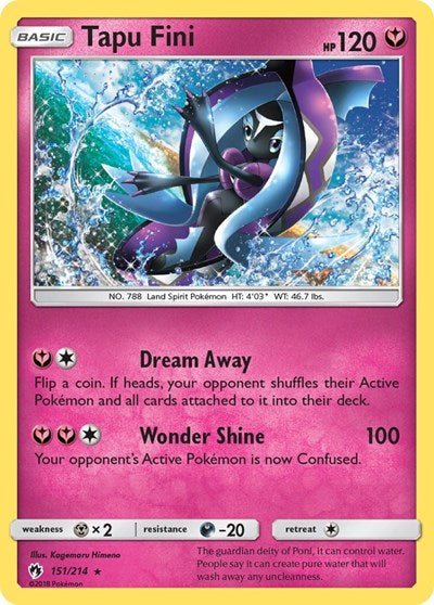 Tapu Fini (SM - Lost Thunder) Near Mint Holofoil - Nick Nack's Full Frontal Attack
