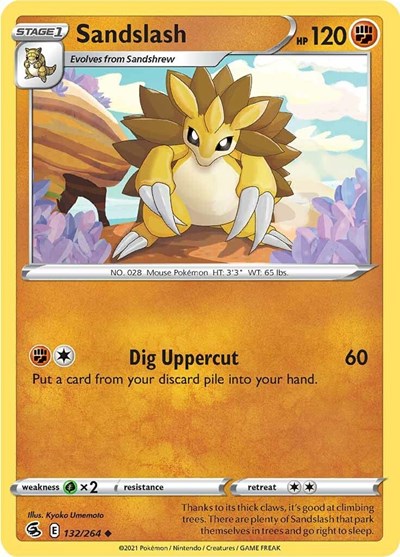 Sandslash (SWSH08: Fusion Strike) Near Mint