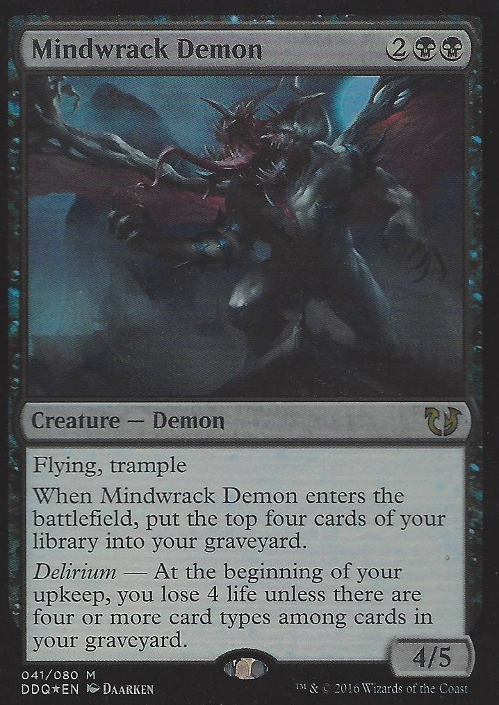Mindwrack Demon (Duel Decks: Blessed vs Cursed) Near Mint Foil - Nick Nack's Full Frontal Attack
