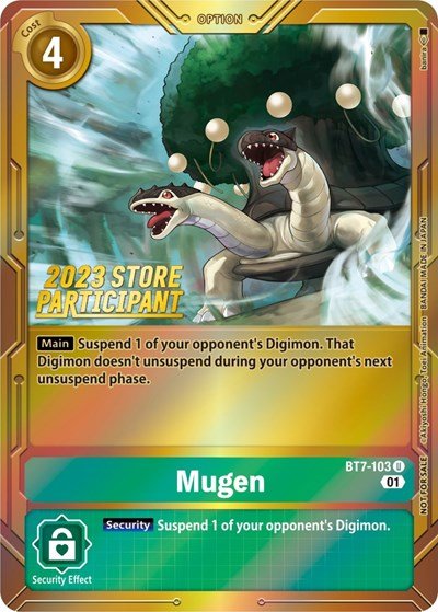 Mugen (2023 Store Participant) (The Next Adventure) Near Mint Foil - Nick Nack's Full Frontal Attack