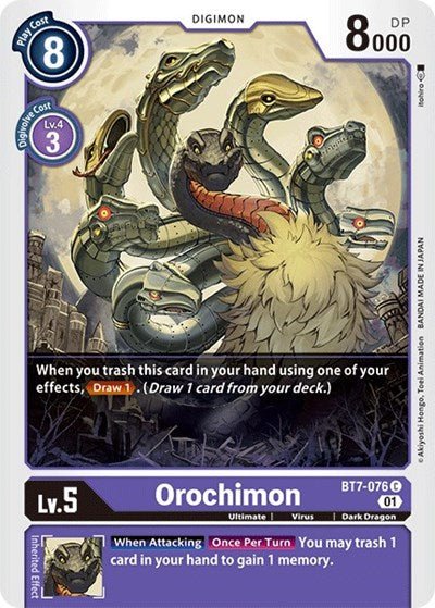 Orochimon (The Next Adventure) Near Mint - Nick Nack's Full Frontal Attack