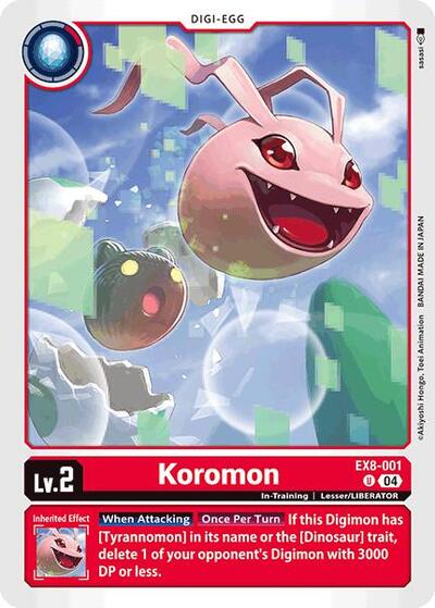 Koromon (Chain of Liberation) Near Mint - Nick Nack's Full Frontal Attack