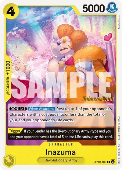 Inazuma (Royal Blood Release Event Cards) Near Mint - Nick Nack's Full Frontal Attack