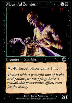 Mournful Zombie (Apocalypse) Light Play