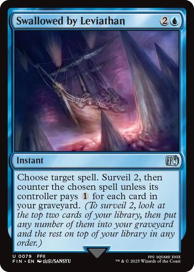 Swallowed by Leviathan (Universes Beyond: FINAL FANTASY) Near Mint - Nick Nack's Full Frontal Attack