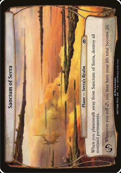 Sanctum of Serra (Planechase Anthology) (Oversize Cards) Near Mint