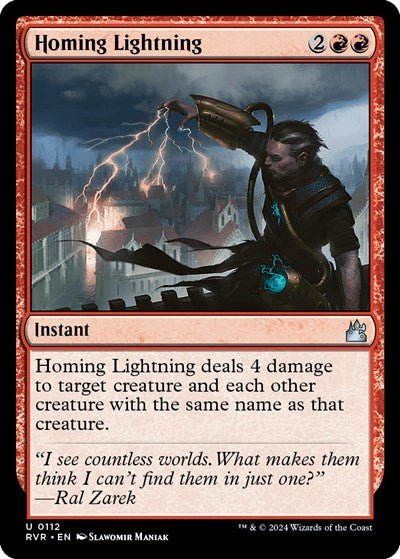 Homing Lightning (Ravnica Remastered) Near Mint - Nick Nack's Full Frontal Attack