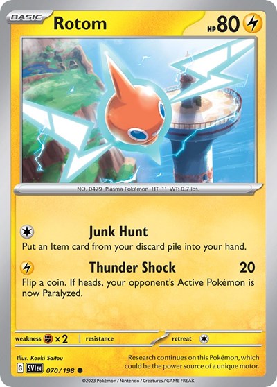 Rotom - 070/198 (Cosmos Holo) (Miscellaneous Cards & Products) Near Mint Holofoil