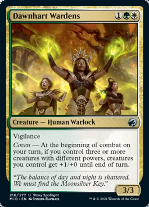 Dawnhart Wardens (Innistrad: Midnight Hunt) Near Mint - Nick Nack's Full Frontal Attack