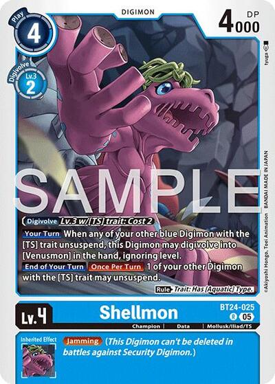 Shellmon (Time Stranger) Near Mint Foil - Nick Nack's Full Frontal Attack