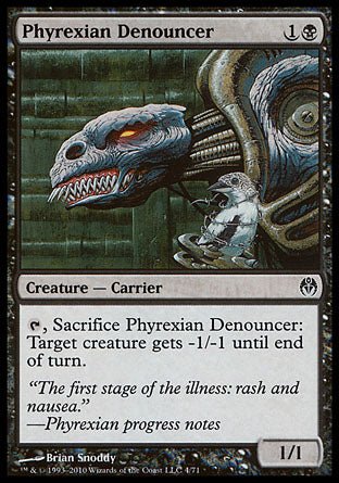 Phyrexian Denouncer (Duel Decks: Phyrexia vs The Coalition) Near Mint - Nick Nack's Full Frontal Attack