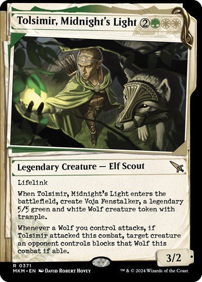 Tolsimir, Midnight's Light (Showcase) (Murders at Karlov Manor) Near Mint - Nick Nack's Full Frontal Attack