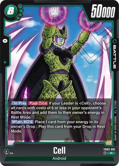 Cell FB03-061 (Raging Roar) Near Mint Holofoil