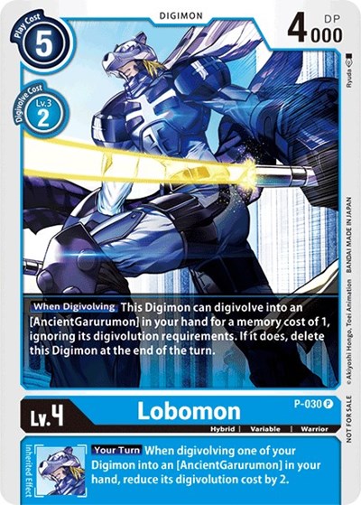 Lobomon P-030 (Digimon Promotion Cards) Near Mint