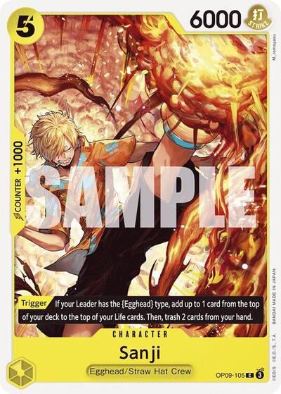 Sanji (105) (Emperors in the New World) Near Mint - Nick Nack's Full Frontal Attack
