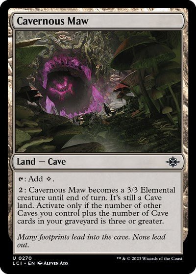 Cavernous Maw (The Lost Caverns of Ixalan) Near Mint - Nick Nack's Full Frontal Attack