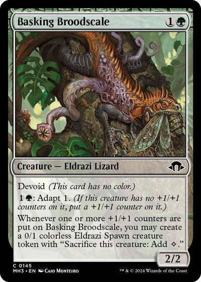 Basking Broodscale (Modern Horizons 3) Near Mint - Nick Nack's Full Frontal Attack
