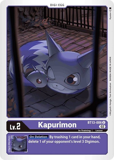 Kapurimon (Versus Royal Knights) Near Mint - Nick Nack's Full Frontal Attack