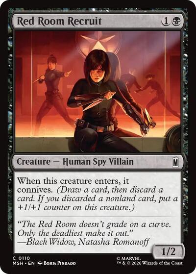 Red Room Recruit (Marvel Super Heroes) Near Mint - Nick Nack's Full Frontal Attack
