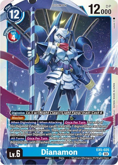 Dianamon (Animal Colosseum) Near Mint Foil - Nick Nack's Full Frontal Attack