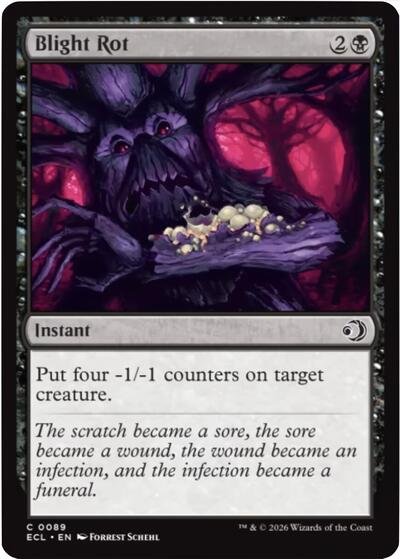 Blight Rot (Lorwyn Eclipsed) Near Mint - Nick Nack's Full Frontal Attack
