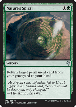 Nature's Spiral (Dominaria) Near Mint - Nick Nack's Full Frontal Attack