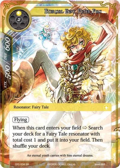 Eternal Boy, Peter Pan (Textured Foil) (Curse of the Frozen Casket) Near Mint Foil