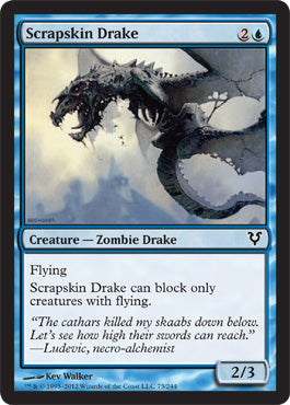 Scrapskin Drake (Avacyn Restored) Light Play