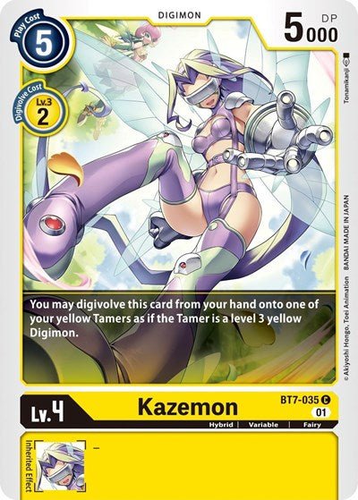 Kazemon (The Next Adventure) Near Mint - Nick Nack's Full Frontal Attack
