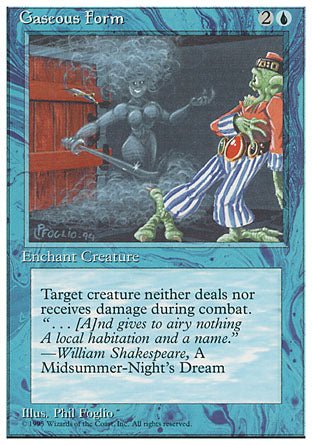 Gaseous Form (4th Edition) Light Play - Nick Nack's Full Frontal Attack