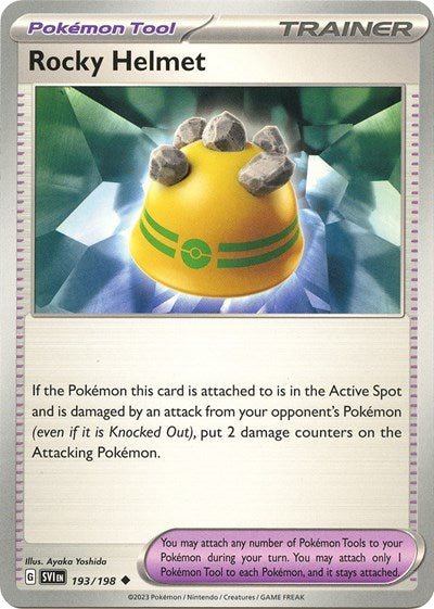 Rocky Helmet (Scarlet and Violet: Base Set) Near Mint - Nick Nack's Full Frontal Attack