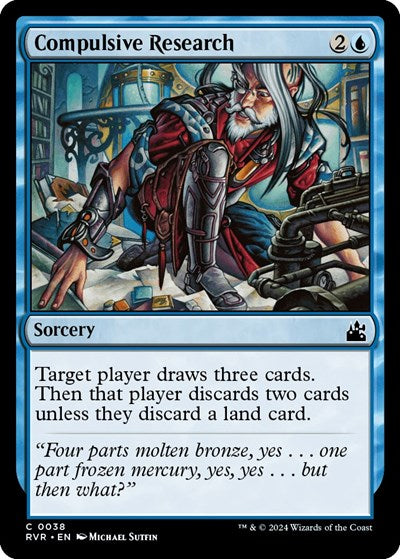 Compulsive Research (Ravnica Remastered) Near Mint