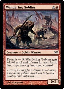Wandering Goblins (Conflux) Light Play - Nick Nack's Full Frontal Attack