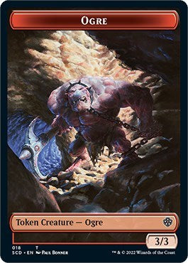 Ogre / Zombie Double-sided Token (Commander 2022 Starter Decks) Near Mint - Nick Nack's Full Frontal Attack