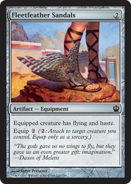 Fleetfeather Sandals (Theros) Near Mint - Nick Nack's Full Frontal Attack
