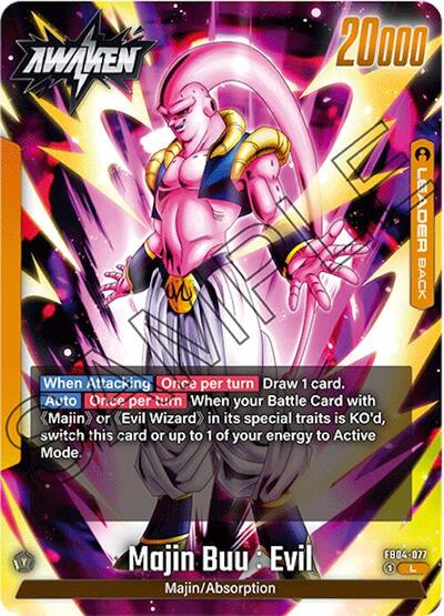 Majin Buu : Evil FB04-077 (Ultra Limit) Near Mint