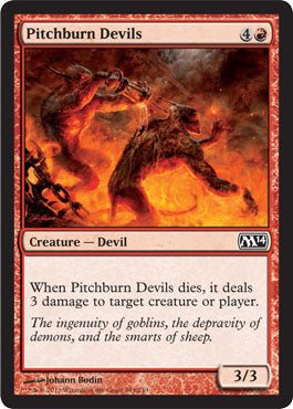 Pitchburn Devils (Magic 2014 Core Set) Near Mint - Nick Nack's Full Frontal Attack