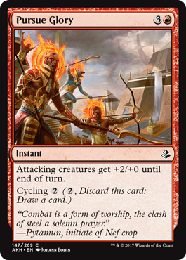 Pursue Glory (Amonkhet) Near Mint